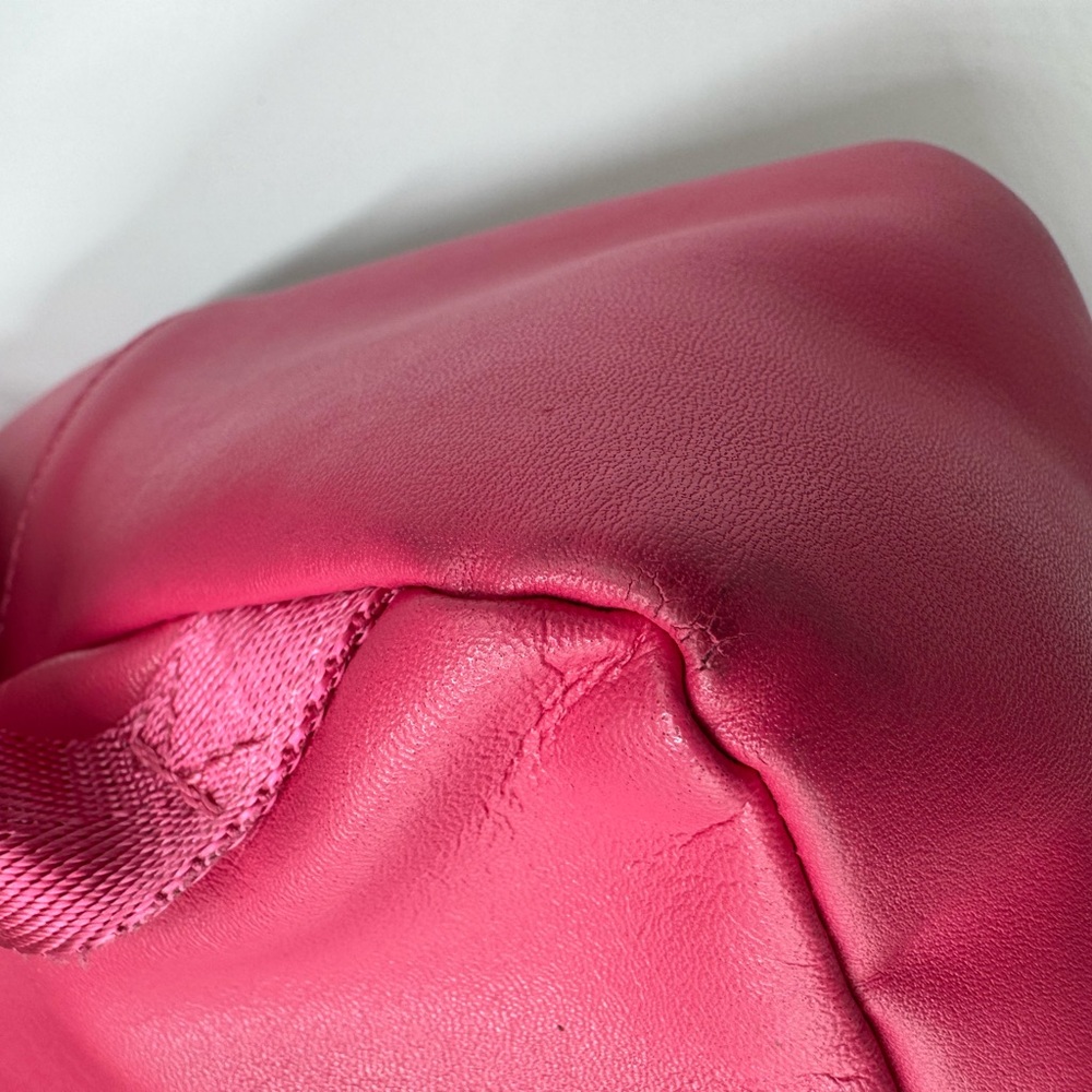 COACH Mini Charlie Backpack in Signature Canvas with Pink Leather - Picture 12 of 15